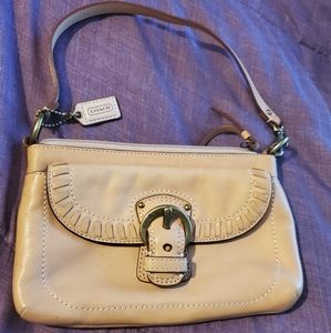 Coach Poppy Whipstitch Large Wristlet